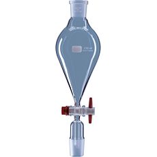 Ampoules compte-gouttes coniques robinet en PTFE DURAN®